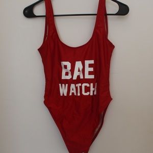 BAE WATCH one piece bathing suit